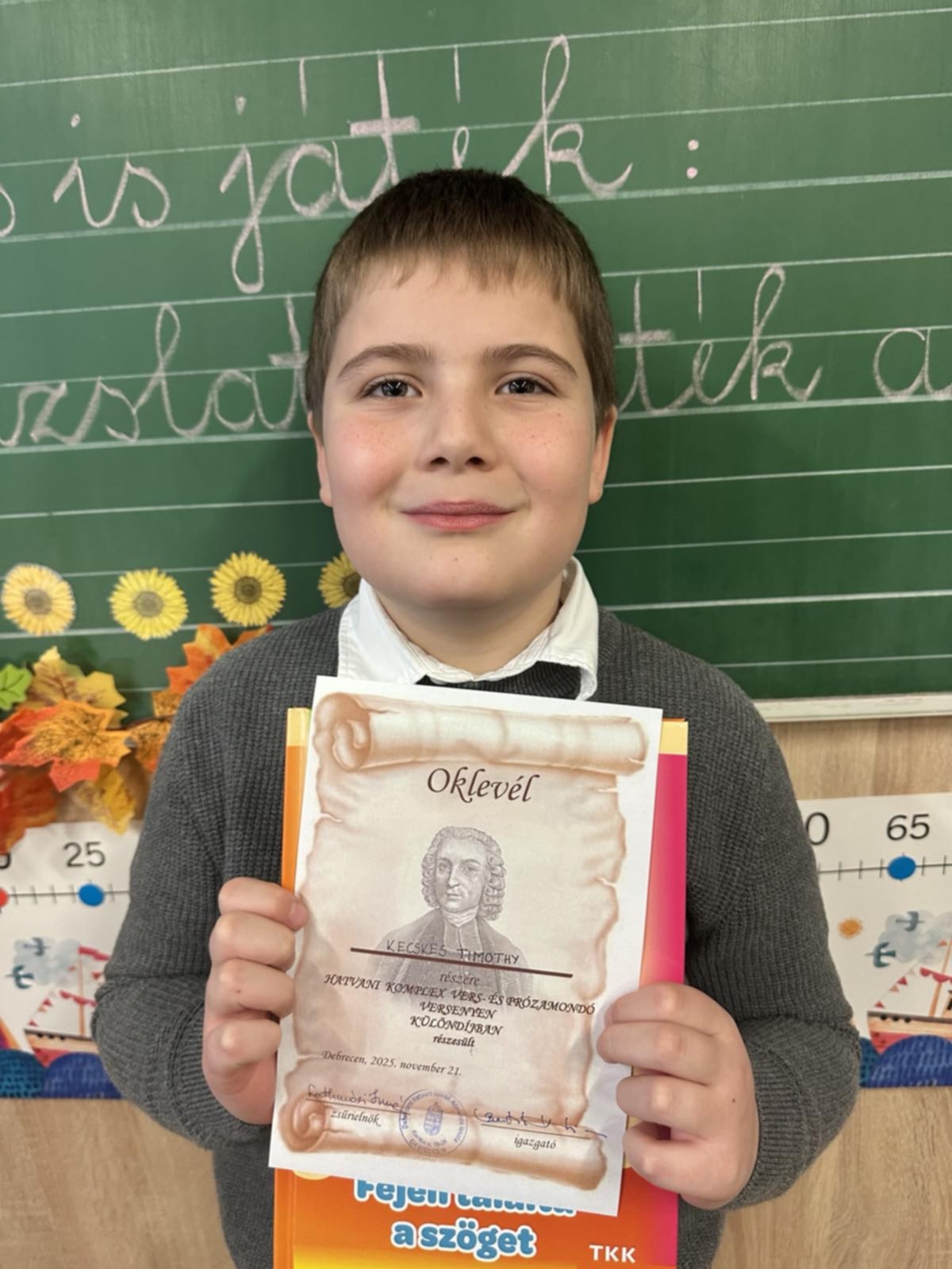 Különdíj a Hatvani Komplex versenyen