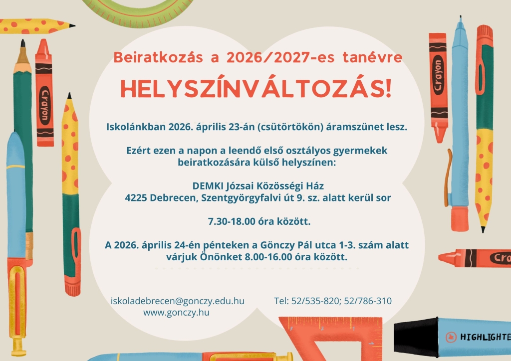 Helyszínváltozás!